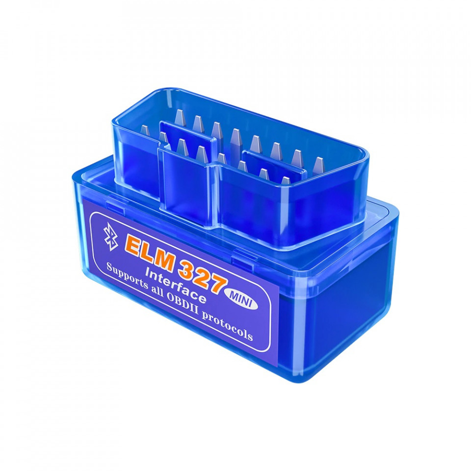 Adaptor Bluetooth OBDII ELM327 pentru diagnoza auto multimarca, compatibil Android si iOS