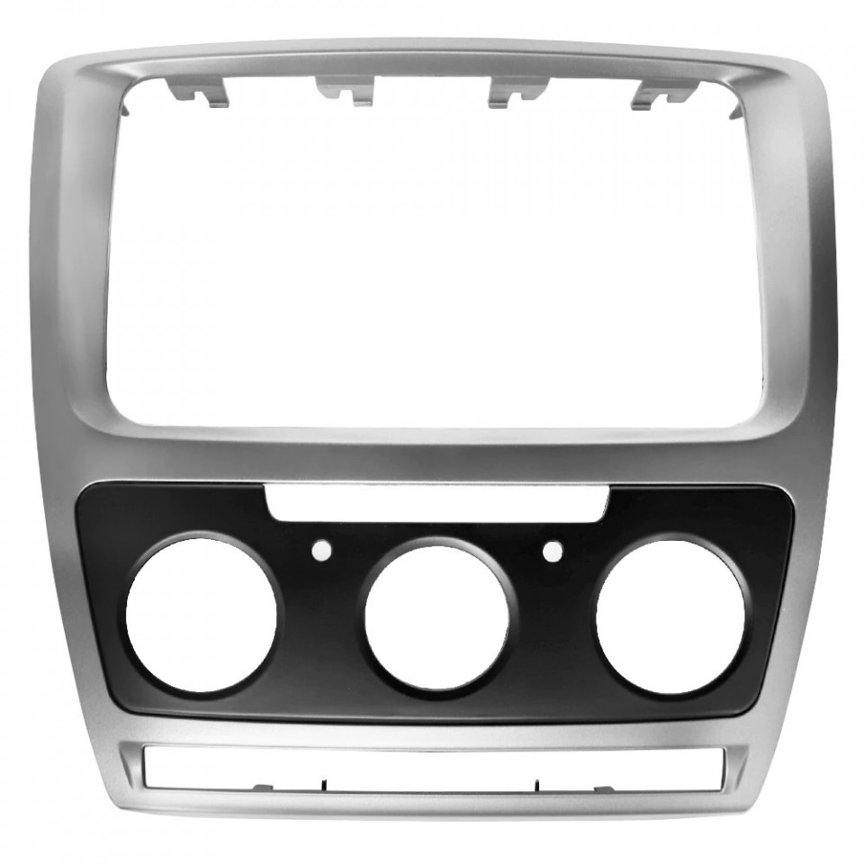 Rama adaptoare pentru navigatii de 7, 8 si 9 inch - Skoda Octavia II facelift 2009 - 2013 cu clima manuala