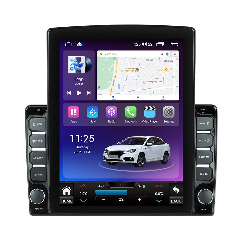 Navigatie dedicata cu Android Peugeot 407 2004 - 2011, 4GB RAM, Radio GPS Dual Zone, Touchscreen IPS 9.7" HD tip Tesla, Internet Wi-Fi si slot SIM 4G, Bluetooth, MirrorLink, USB