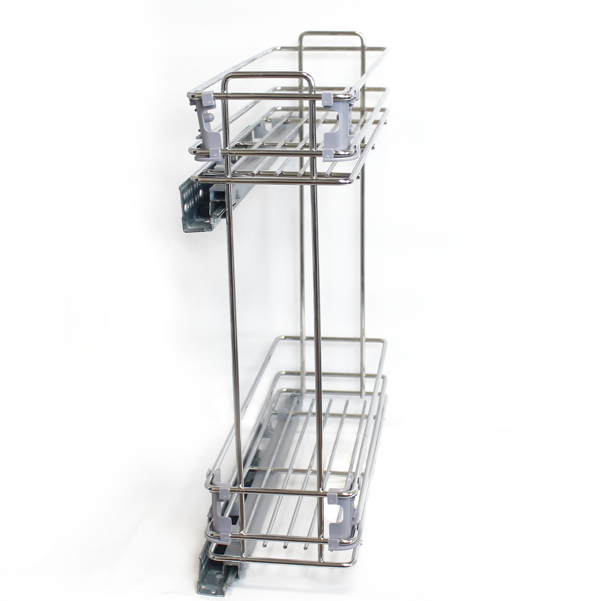 Cos cromat cu prindere laterala, metal, crom, 160 x 450 x 460 mm