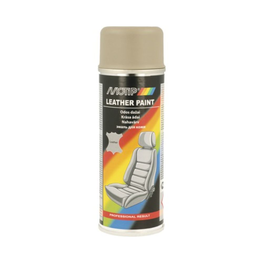 Vopsea spray cu uscare rapida MoTip, bej, lucios, interior, 200 ml