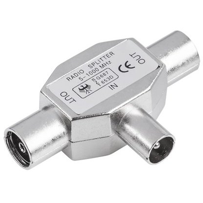 Splitter TV Metal TV Tata- 2x TV Mama Gri