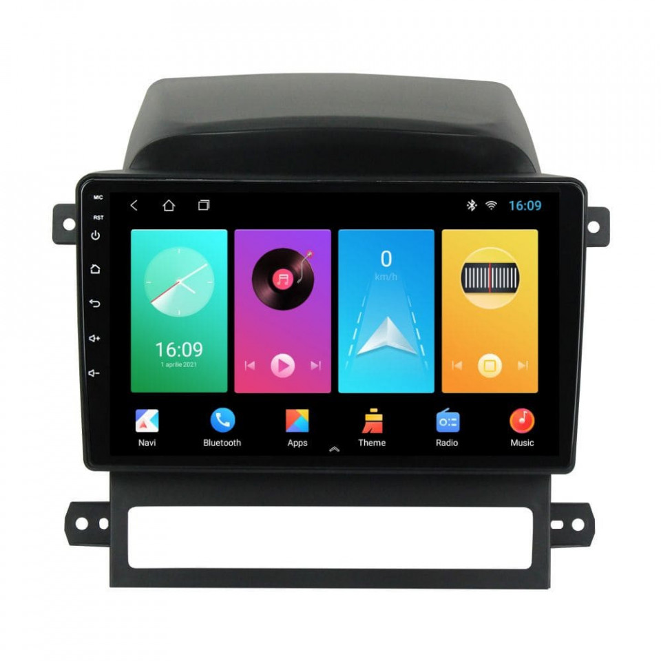 Navigatie dedicata cu Android Chevrolet Captiva 2006 - 2011, 2GB RAM, Radio GPS Dual Zone, Display HD IPS 9" Touchscreen, Internet Wi-Fi, Bluetooth, MirrorLink, USB