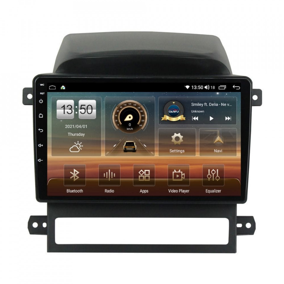 Navigatie dedicata cu Android Chevrolet Captiva 2006 - 2011, 6GB RAM, Radio GPS Dual Zone, Display HD QLED 9" Touchscreen, Internet Wi-Fi si slot SIM 4G, Bluetooth, MirrorLink, USB