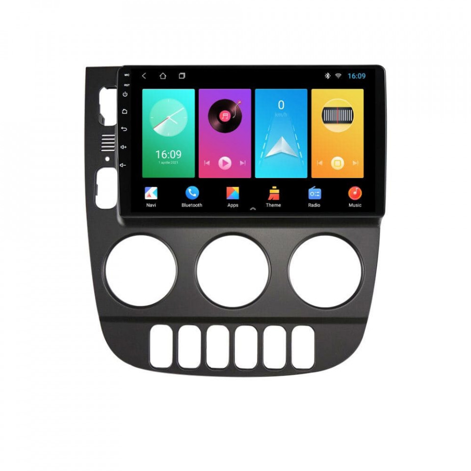 Navigatie dedicata cu Android Mercedes ML W163 2001 - 2005, 1GB RAM, Radio GPS Dual Zone, Display HD IPS 9" Touchscreen, Internet Wi-Fi, Bluetooth, MirrorLink, USB