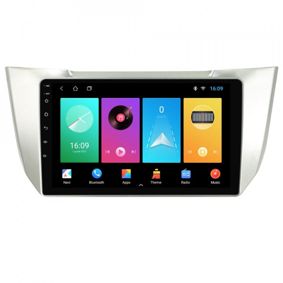 Navigatie dedicata cu Android Lexus RX 2003 - 2009, 2GB RAM, Radio GPS Dual Zone, Display HD IPS 9" Touchscreen, Internet Wi-Fi, Bluetooth, MirrorLink, USB