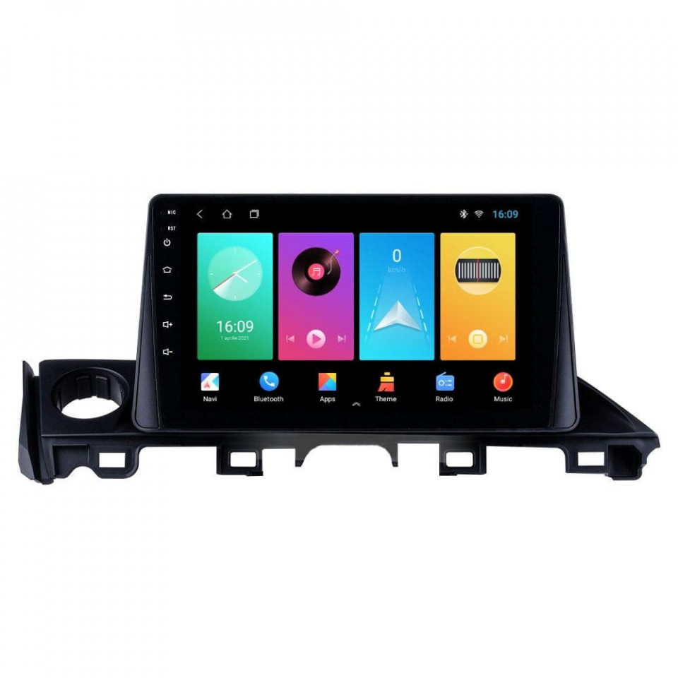 Navigatie dedicata cu Android Mazda 6 2015 - 2018, 2GB RAM, Radio GPS Dual Zone, Display HD IPS 9" Touchscreen, Internet Wi-Fi, Bluetooth, MirrorLink, USB