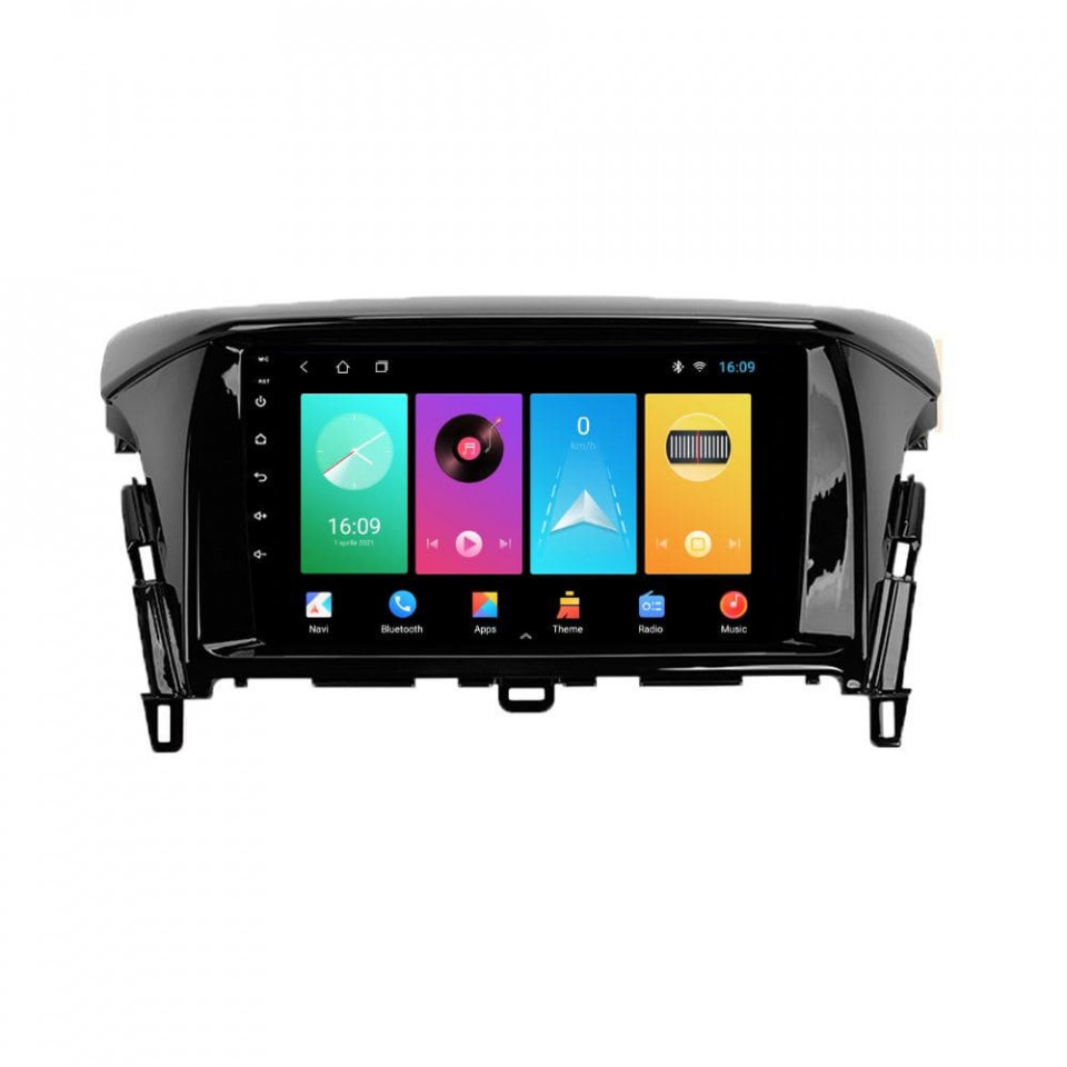 Navigatie dedicata cu Android Mitsubishi Eclipse Cross 2017 - 2020, 2GB RAM, Radio GPS Dual Zone, Display HD IPS 9" Touchscreen, Internet Wi-Fi, Bluetooth, MirrorLink, USB
