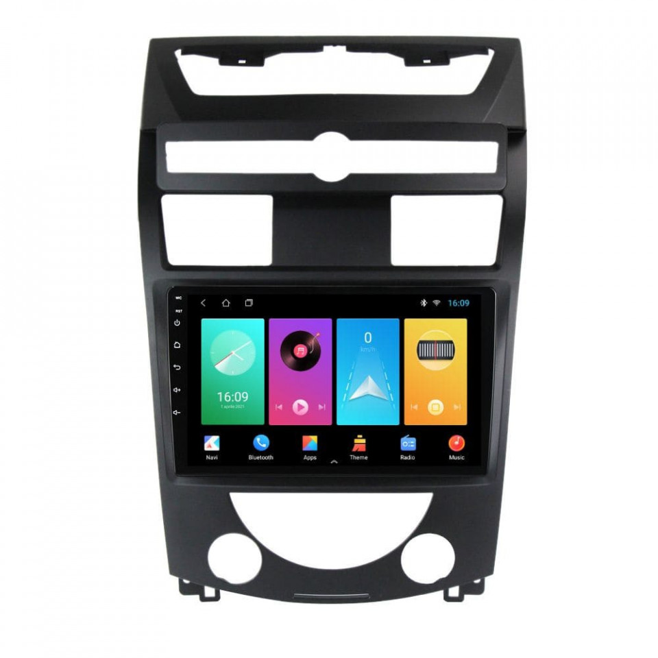 Navigatie dedicata cu Android Ssangyong Rexton 2006 - 2012, 2GB RAM, Radio GPS Dual Zone, Display HD IPS 10" Touchscreen, Internet Wi-Fi, Bluetooth, MirrorLink, USB