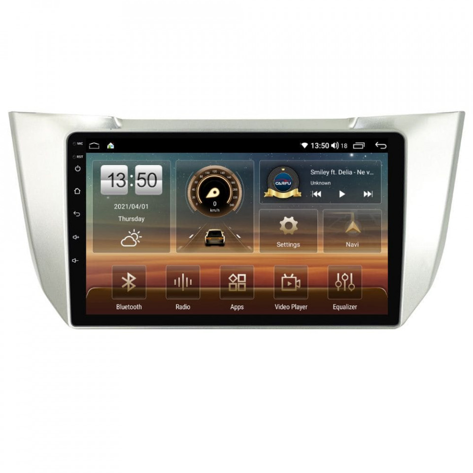 Navigatie dedicata cu Android Lexus RX 2003 - 2009, 4GB RAM, Radio GPS Dual Zone, Display HD QLED 9" Touchscreen, Internet Wi-Fi si slot SIM 4G, Bluetooth, MirrorLink, USB