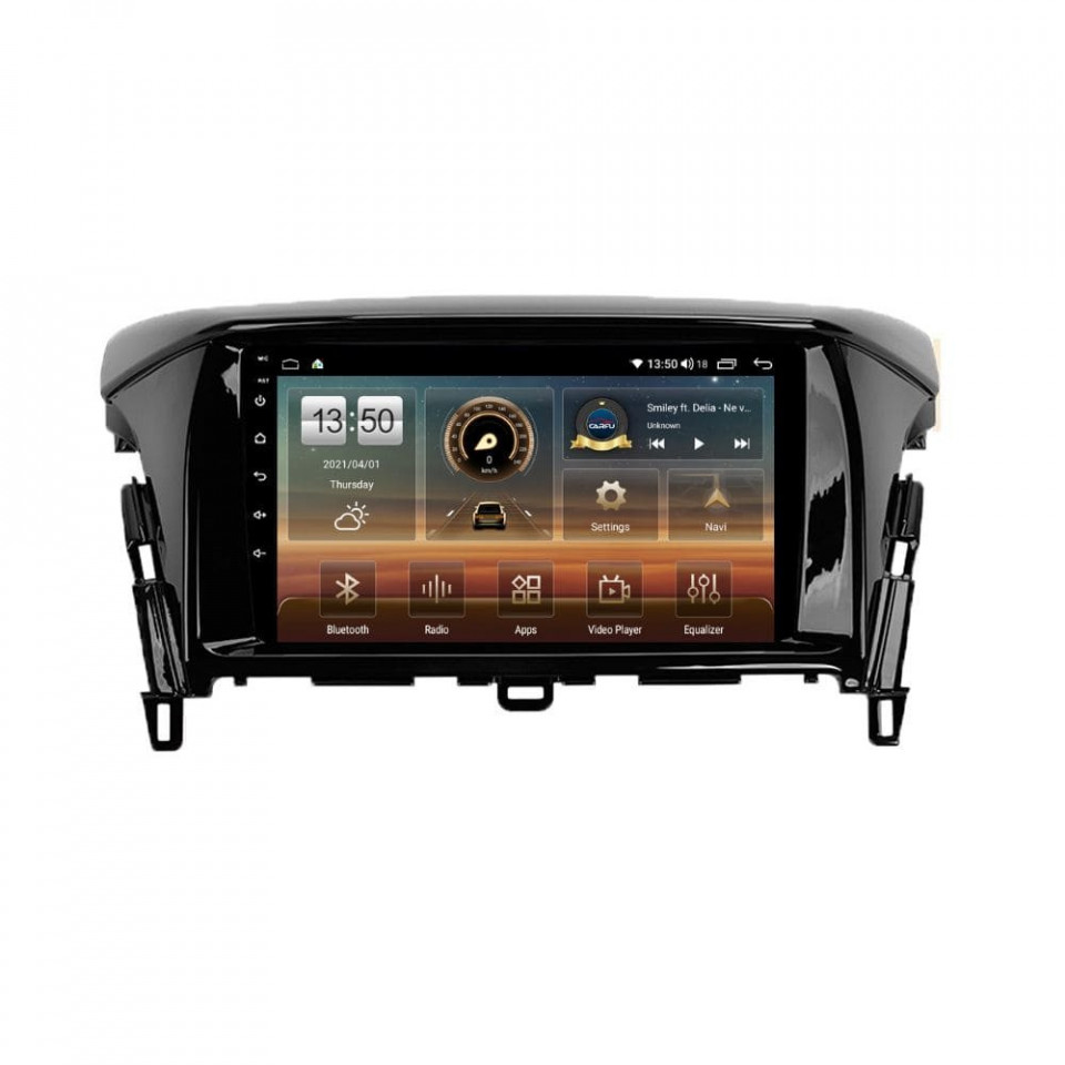 Navigatie dedicata cu Android Mitsubishi Eclipse Cross 2017 - 2020, 4GB RAM, Radio GPS Dual Zone, Display HD QLED 9" Touchscreen, Internet Wi-Fi si slot SIM 4G, Bluetooth, MirrorLink, USB