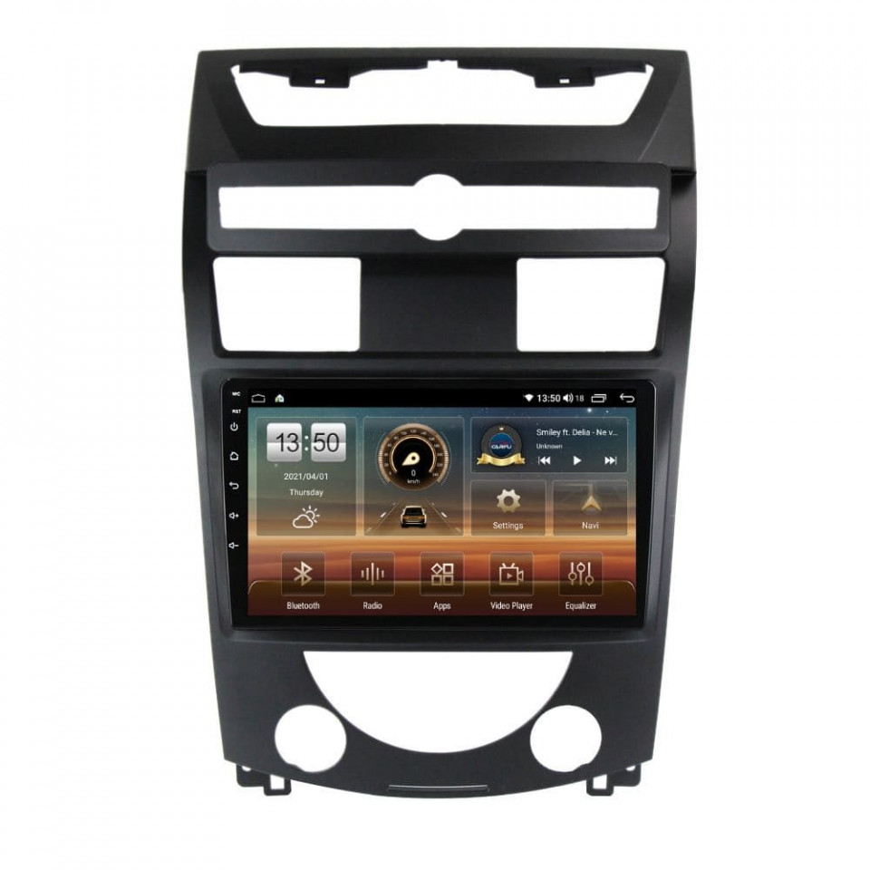 Navigatie dedicata cu Android Ssangyong Rexton 2006 - 2012, 4GB RAM, Radio GPS Dual Zone, Display HD QLED 10" Touchscreen, Internet Wi-Fi si slot SIM 4G, Bluetooth, MirrorLink, USB