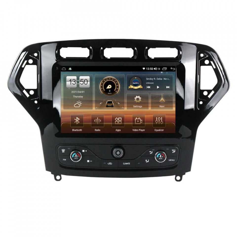 Navigatie dedicata cu Android Ford Mondeo IV 2007 - 2011 cu navigatie originala, 6GB RAM, Radio GPS Dual Zone, Display HD QLED 9" Touchscreen, Internet Wi-Fi si slot SIM 4G, Bluetooth, MirrorLink, USB