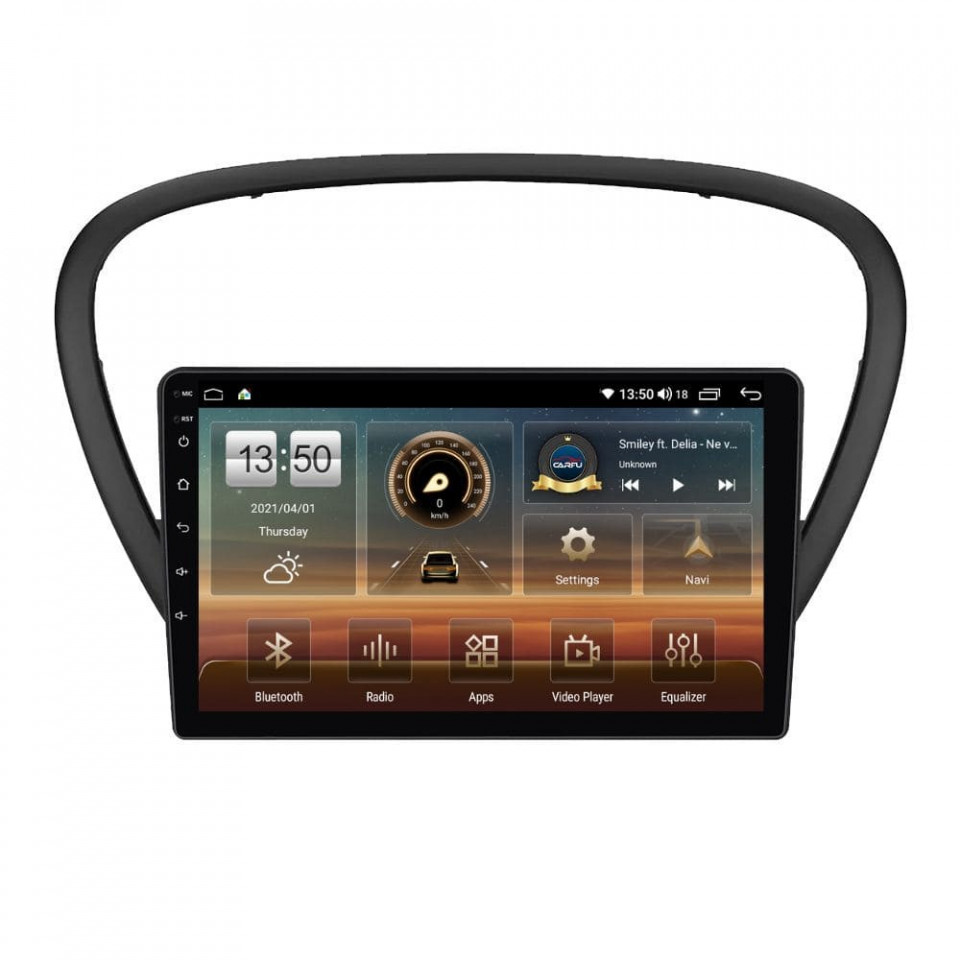 Navigatie dedicata cu Android Peugeot 607 2004 - 2011, 6GB RAM, Radio GPS Dual Zone, Display HD QLED 9" Touchscreen, Internet Wi-Fi si slot SIM 4G, Bluetooth, MirrorLink, USB