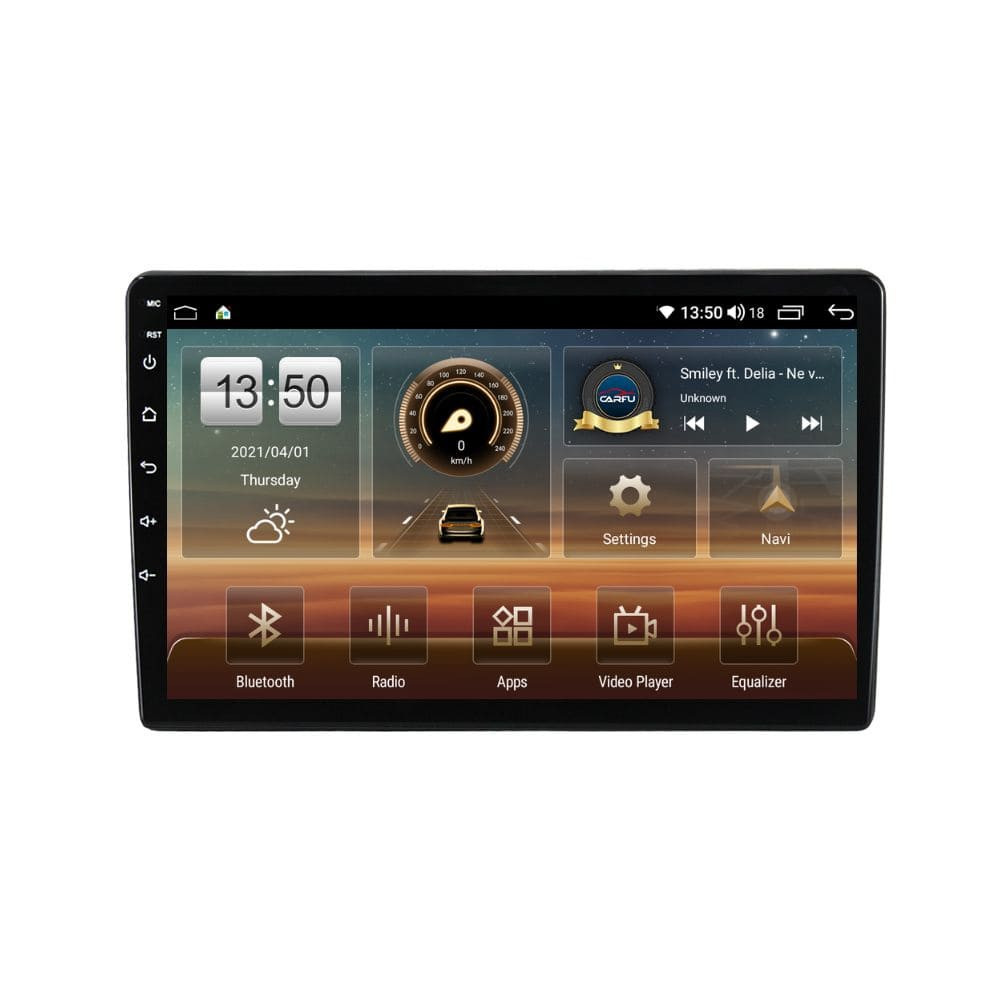 Navigatie dedicata cu Android Dacia Spring dupa 2020, 8GB RAM, Radio GPS Dual Zone, Display HD QLED 9" Touchscreen, Internet Wi-Fi si slot SIM 4G, Bluetooth, MirrorLink, USB