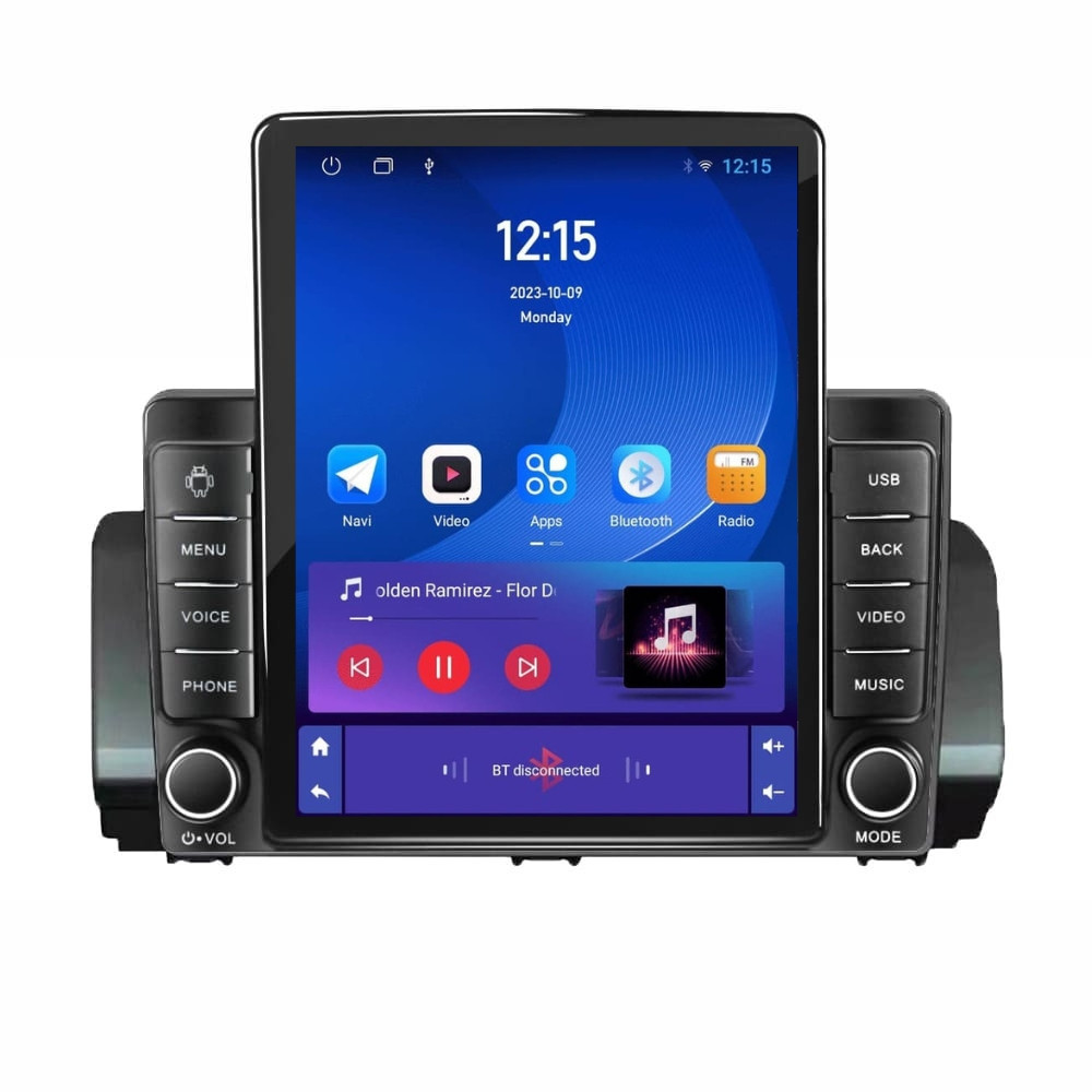 Navigatie dedicata cu Android Dacia Sandero III dupa 2021, 1GB RAM, Radio GPS Dual Zone, Touchscreen IPS 9.7" HD tip Tesla, Internet Wi-Fi, Bluetooth, MirrorLink, USB