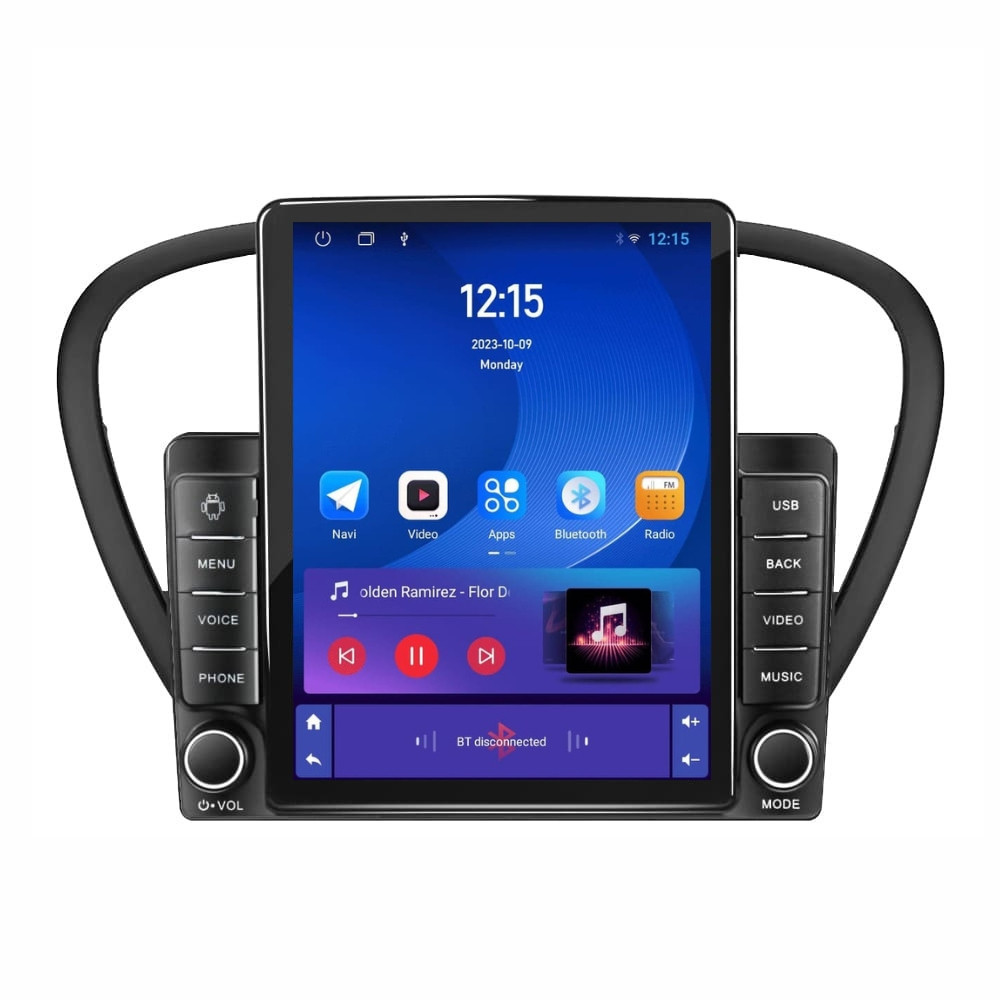 Navigatie dedicata cu Android Peugeot 607 2004 - 2011, 1GB RAM, Radio GPS Dual Zone, Touchscreen IPS 9.7" HD tip Tesla, Internet Wi-Fi, Bluetooth, MirrorLink, USB