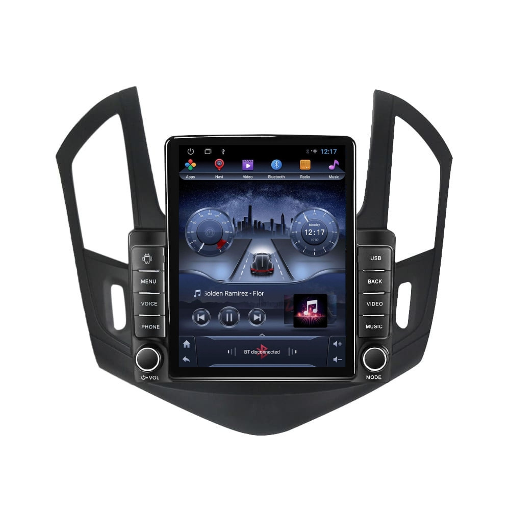 Navigatie dedicata cu Android Chevrolet Cruze 2013 - 2015, 2GB RAM, Radio GPS Dual Zone, Touchscreen IPS 9.7" HD tip Tesla, Internet Wi-Fi, Bluetooth, MirrorLink, USB