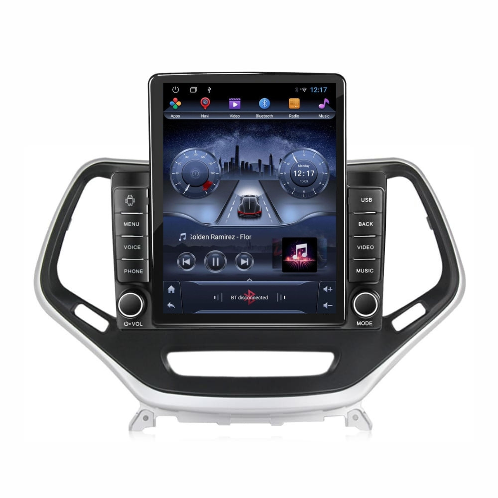 Navigatie dedicata cu Android Jeep Cherokee V 2014 - 2019, 2GB RAM, Radio GPS Dual Zone, Touchscreen IPS 9.7" HD tip Tesla, Internet Wi-Fi, Bluetooth, MirrorLink, USB
