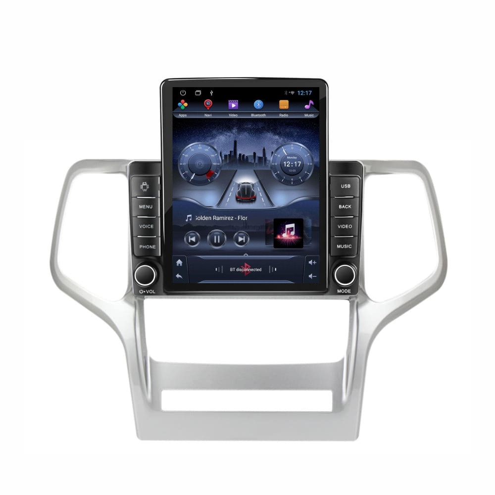Navigatie dedicata cu Android Jeep Grand Cherokee IV 2011 - 2014, 2GB RAM, Radio GPS Dual Zone, Touchscreen IPS 9.7" HD tip Tesla, Internet Wi-Fi, Bluetooth, MirrorLink, USB
