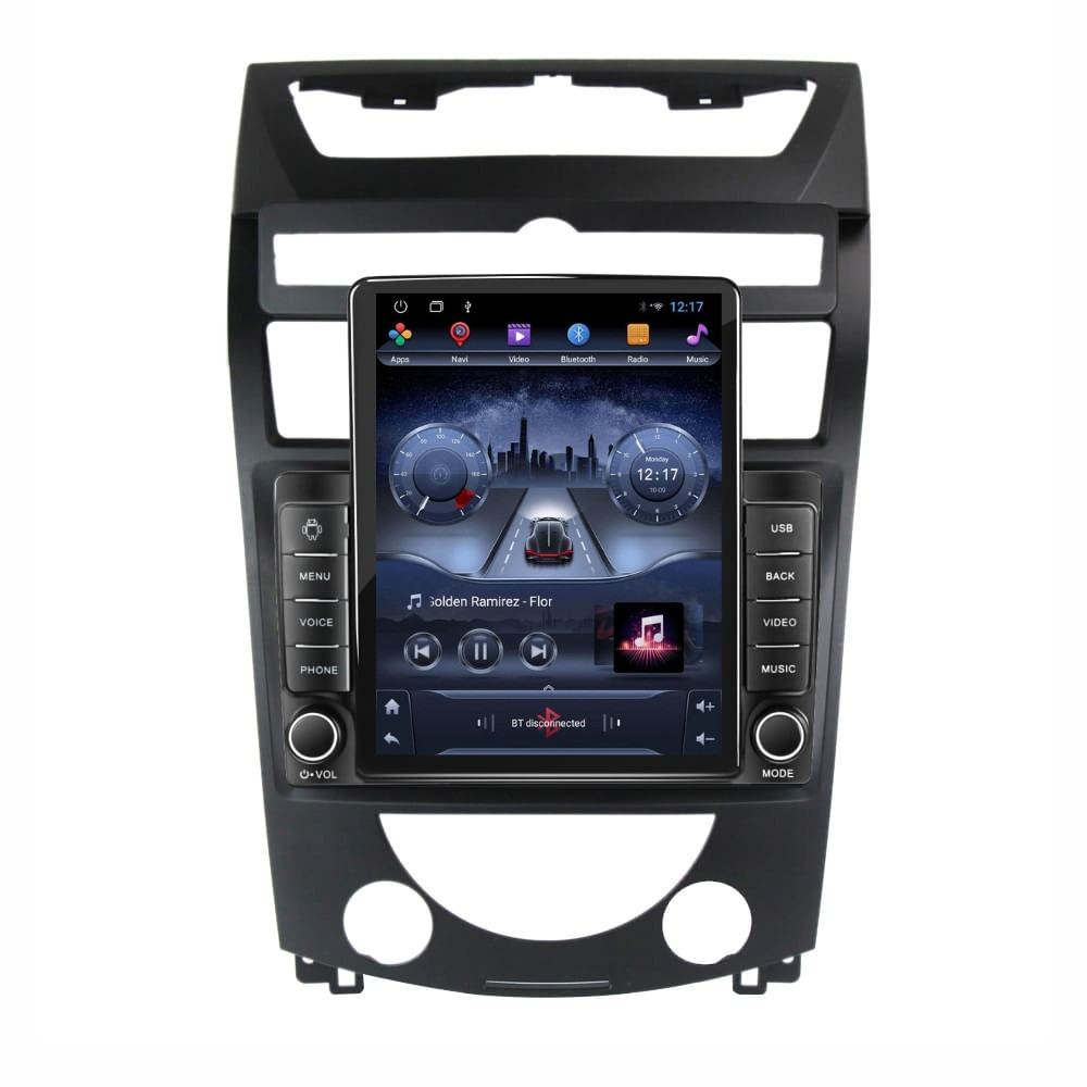 Navigatie dedicata cu Android Ssangyong Rexton 2006 - 2012, 2GB RAM, Radio GPS Dual Zone, Touchscreen IPS 9.7" HD tip Tesla, Internet Wi-Fi, Bluetooth, MirrorLink, USB
