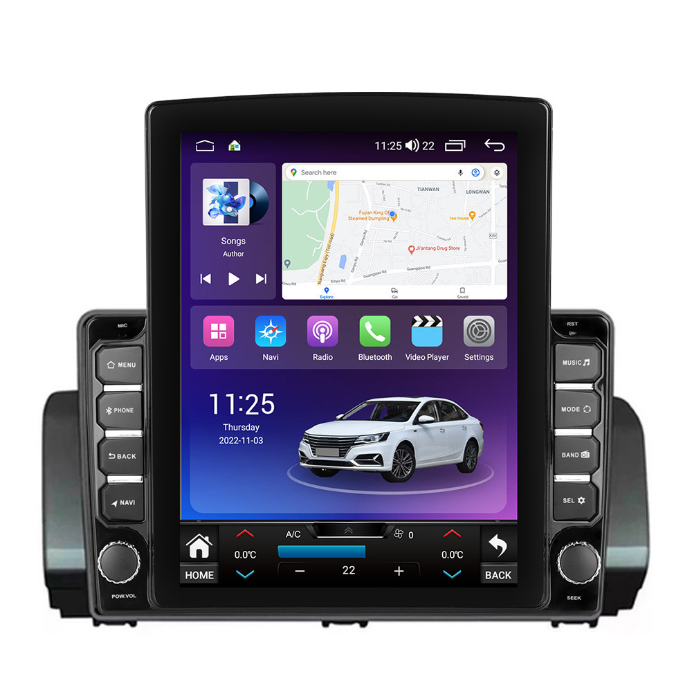 Navigatie dedicata cu Android Dacia Sandero III dupa 2021, 4GB RAM, Radio GPS Dual Zone, Touchscreen IPS 9.7" HD tip Tesla, Internet Wi-Fi si slot SIM 4G, Bluetooth, MirrorLink, USB