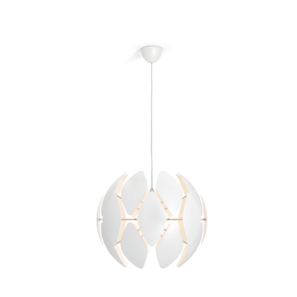 Pendul Philips Chiffon, 1 x E27, 60W, H2075 x D590 mm, alb