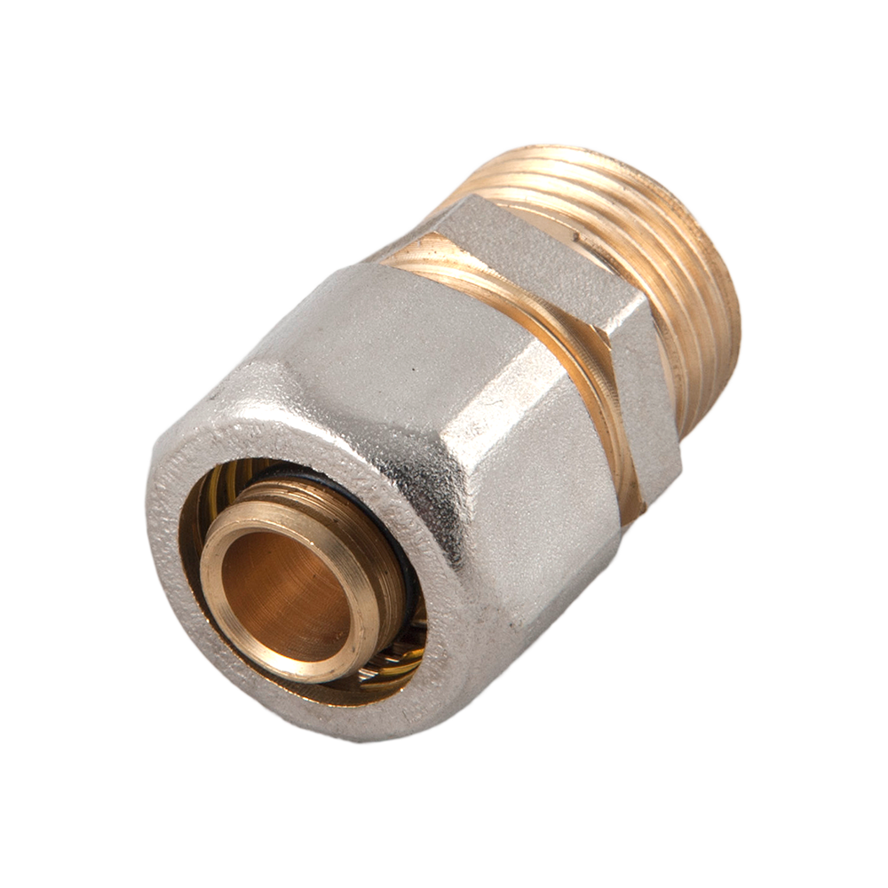 Racord pentru teava multistrat, alama, filet exterior, 16 mm x 1/2 inch