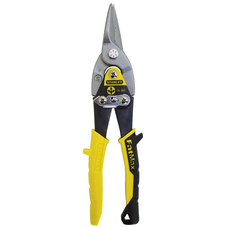 Foarfece FATMAX 2-14-563 cu Taiere Lunga si Dreapta Negru/Galben