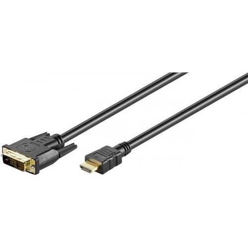 Cablu HDMI/DVI-D HDMI tata - DVI-D (18+1) tata contacte aurite