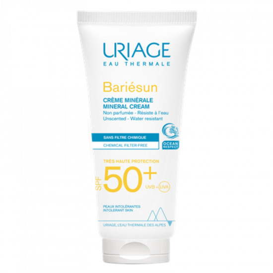 Crema minerala protectie solara SPF50+ Bariesun Uriage (Concentratie: Protectie solara, Gramaj: 100 ml)