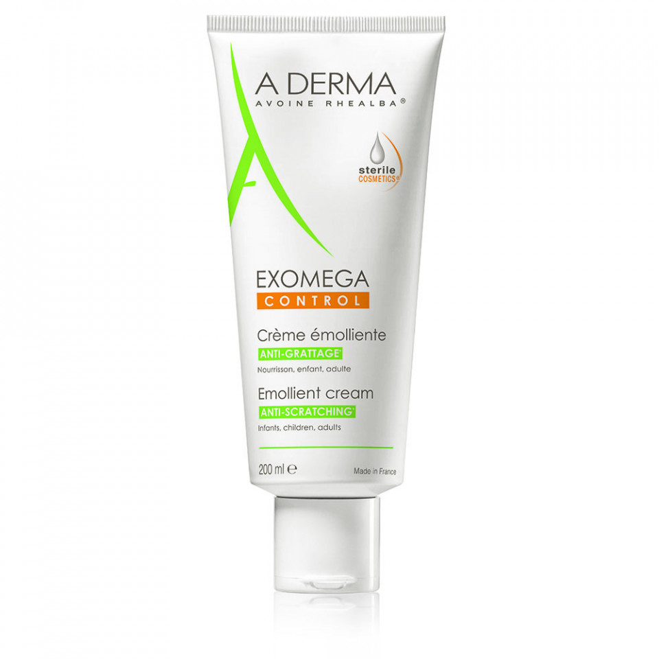 Crema emolienta anti-prurit Exomega Control Laboratoires A- Derma (Concentratie: Crema, Gramaj: 200 ml)