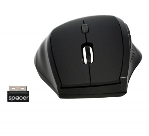 Mouse SPACER; model: SPMO-291; NEGRU; WIRELESS; USB