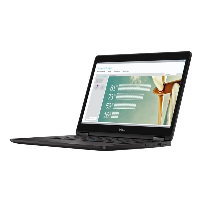 Laptop DELL, LATITUDE E7270,  Intel Core i5-6300U, 2.40 GHz, HDD: 128 GB, RAM: 4 GB, video: Intel HD Graphics 520, 12.5' LCD (WXGA), 1366 x 768