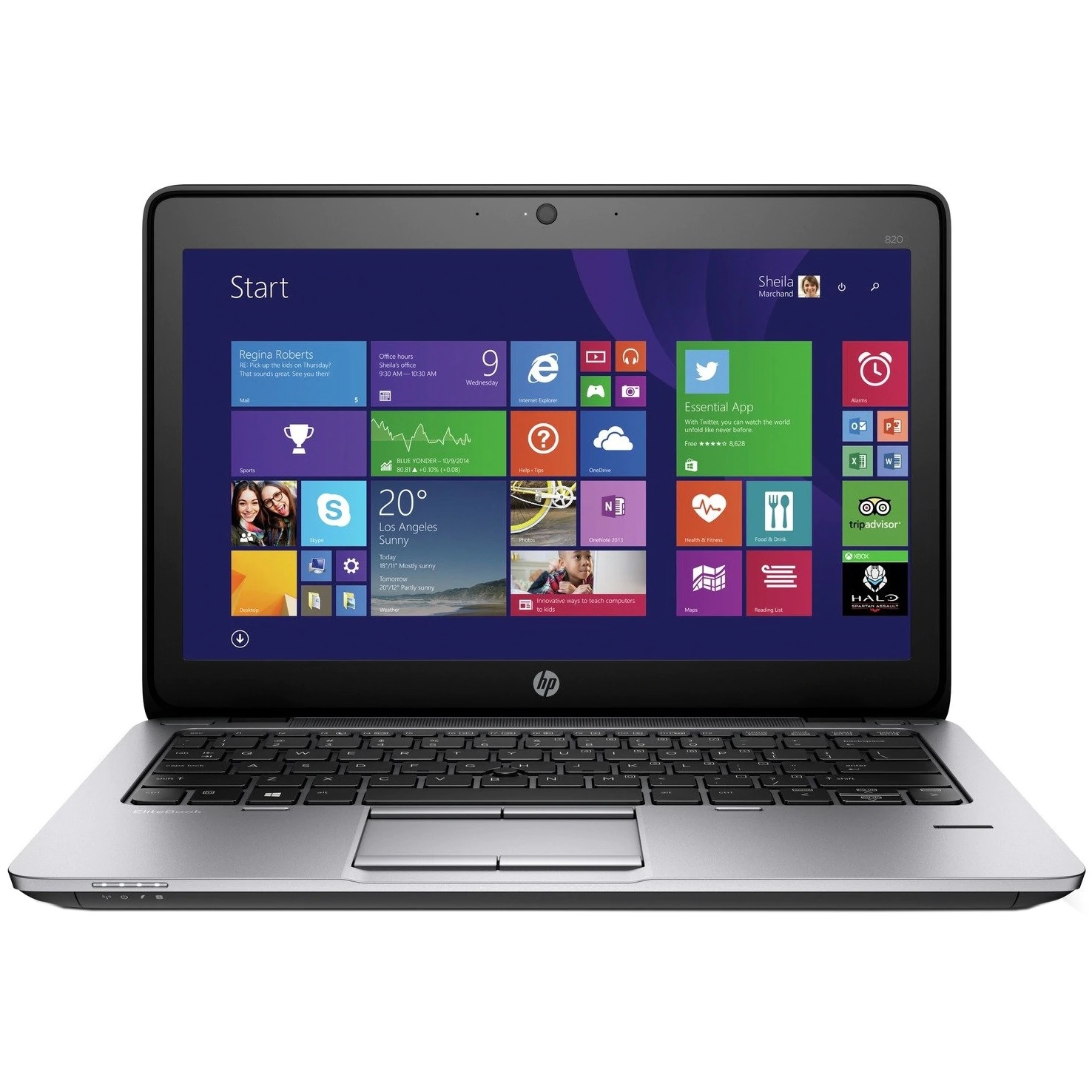 Laptop HP ELITEBOOK 820 G2,  Intel Core i5-5200U, 2.20 GHz, HDD: 500 GB, RAM: 4 GB, video: Intel HD Graphics 5500, webcam