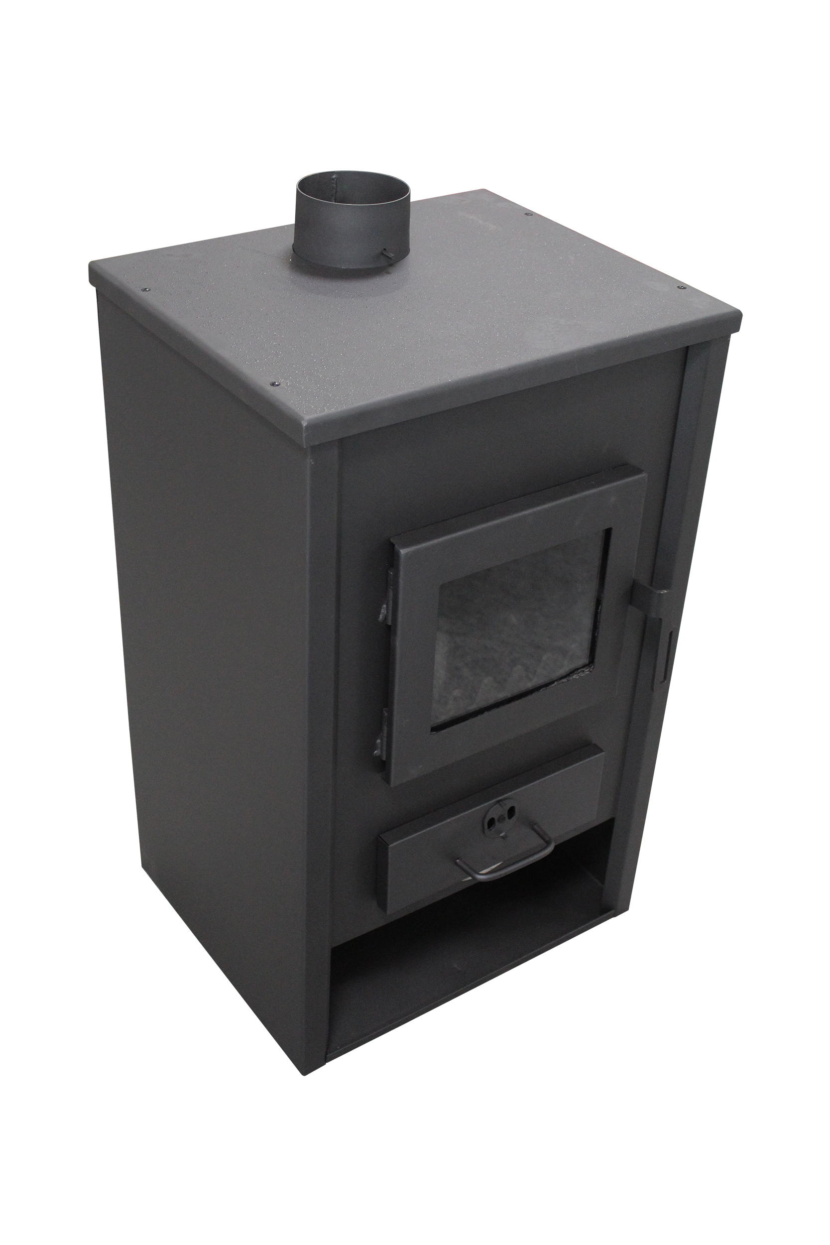 Pachet Termosemineu pe lemne brichete si carbune Fornello Padova E 19.4 kW 510x500x910 mm cos inox boiler termoelectric 80l vas expansiune pompa circulare si kit montaj