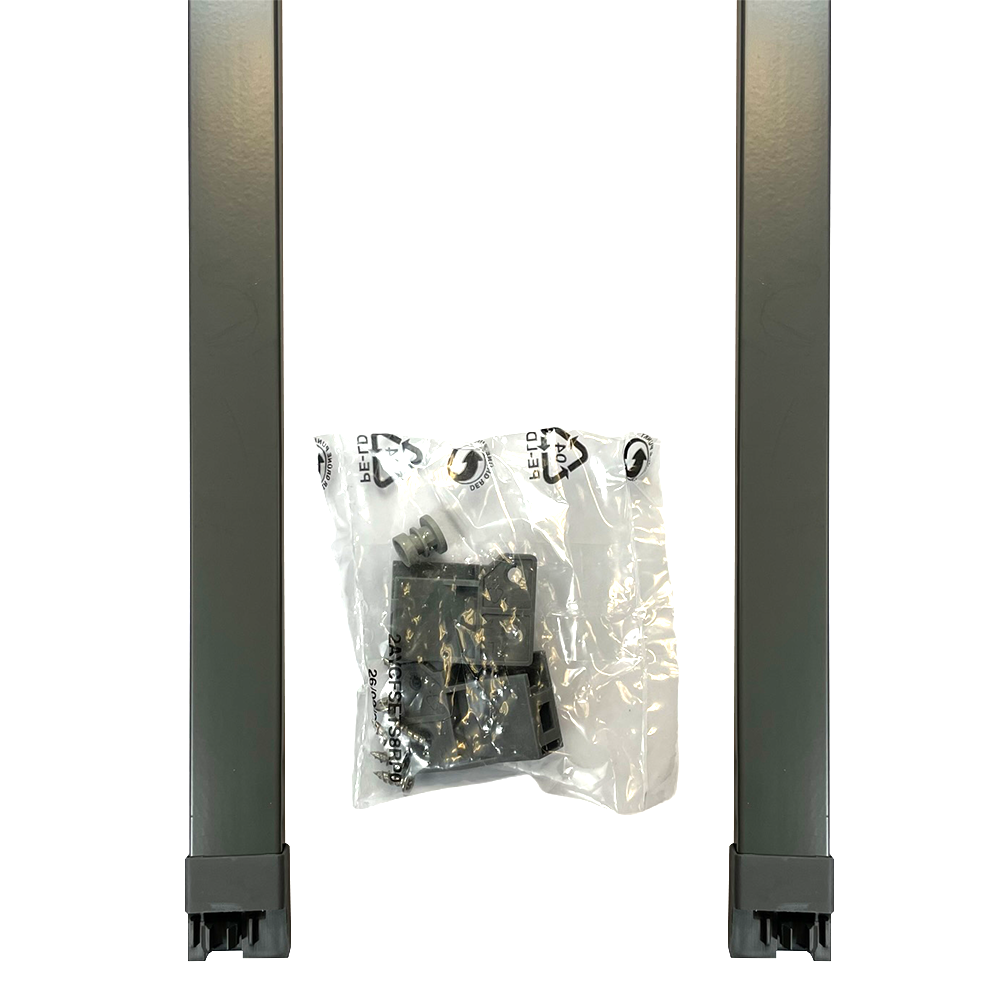 Set sertar FGV TEN2, metal, antracit, H 20 mm, 500 mm