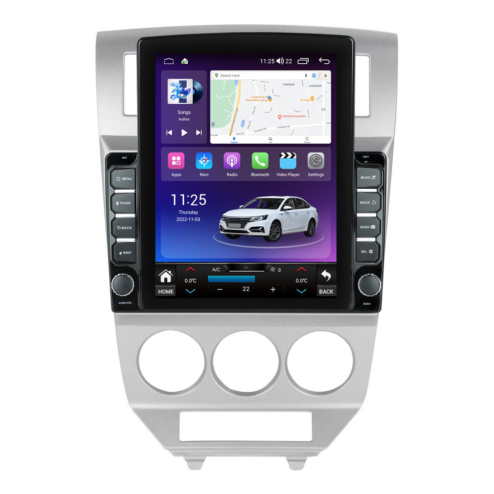 Navigatie dedicata cu Android Dodge Caliber 2006 - 2010, 4GB RAM, Radio GPS Dual Zone, Touchscreen IPS 9.7" HD tip Tesla, Internet Wi-Fi si slot SIM 4G, Bluetooth, MirrorLink, USB