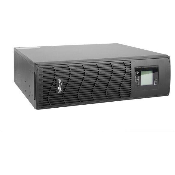 3000VA, rack 19'' 3.4U, Pure Sine, 6xIEC,1xSchuko230V,LCD
