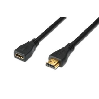 ASSMANN HDMI 1.4 HighSpeed w/Ethernetem Extension cable HDMI A M/F 3m black