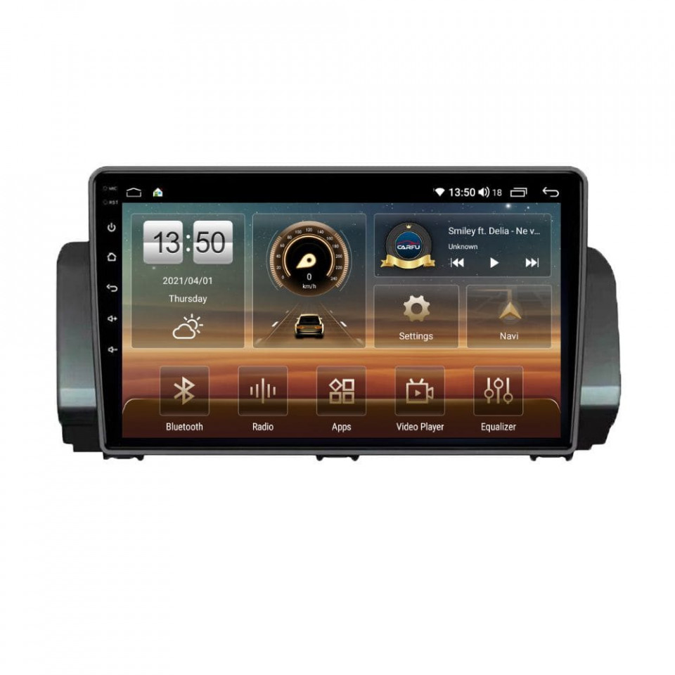 Navigatie dedicata cu Android Dacia Jogger dupa 2021, 4GB RAM, Radio GPS Dual Zone, Display HD QLED 9" Touchscreen, Internet Wi-Fi si slot SIM 4G, Bluetooth, MirrorLink, USB