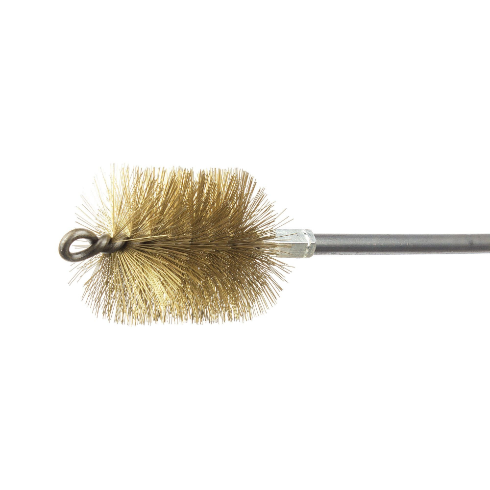 Perie de otel pentru curatare tuburi Evotools, F12 x 175, D 80 mm
