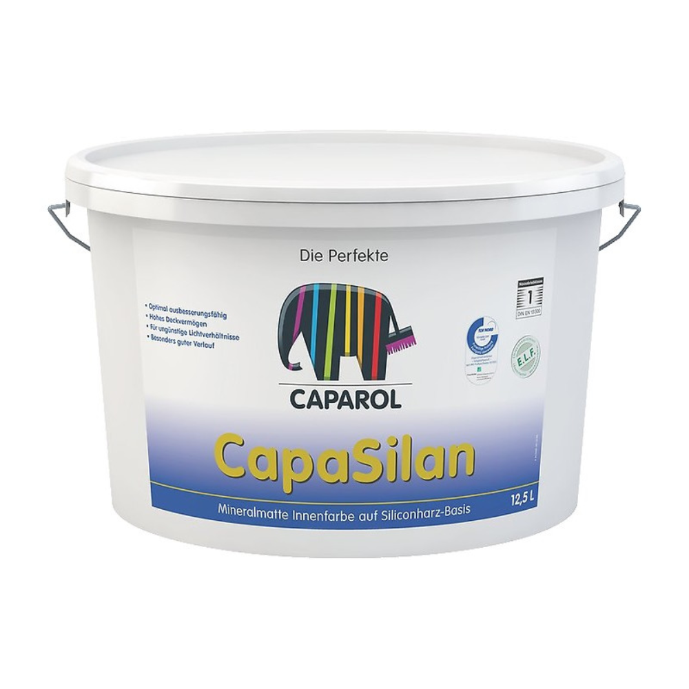 Vopsea lavabila interior Caparol/Capasilan, alb, 12.5 l
