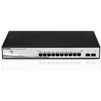 Switch DGS-1210-10P, 10/100/1000 Mbps x 10 porturi, 2 Combo SFP