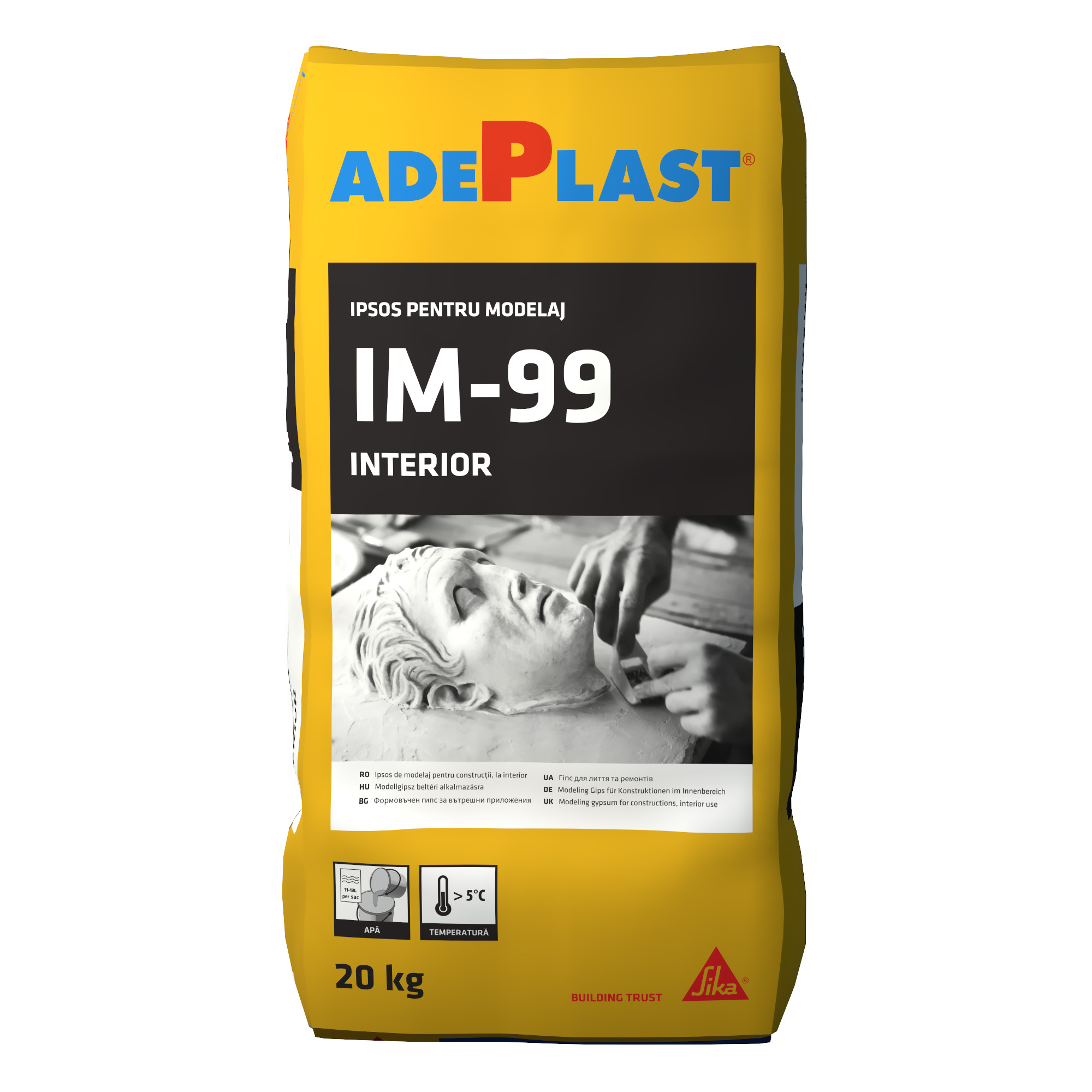 Ipsos de modelaj Adeplast IM 99, interior, 20 kg