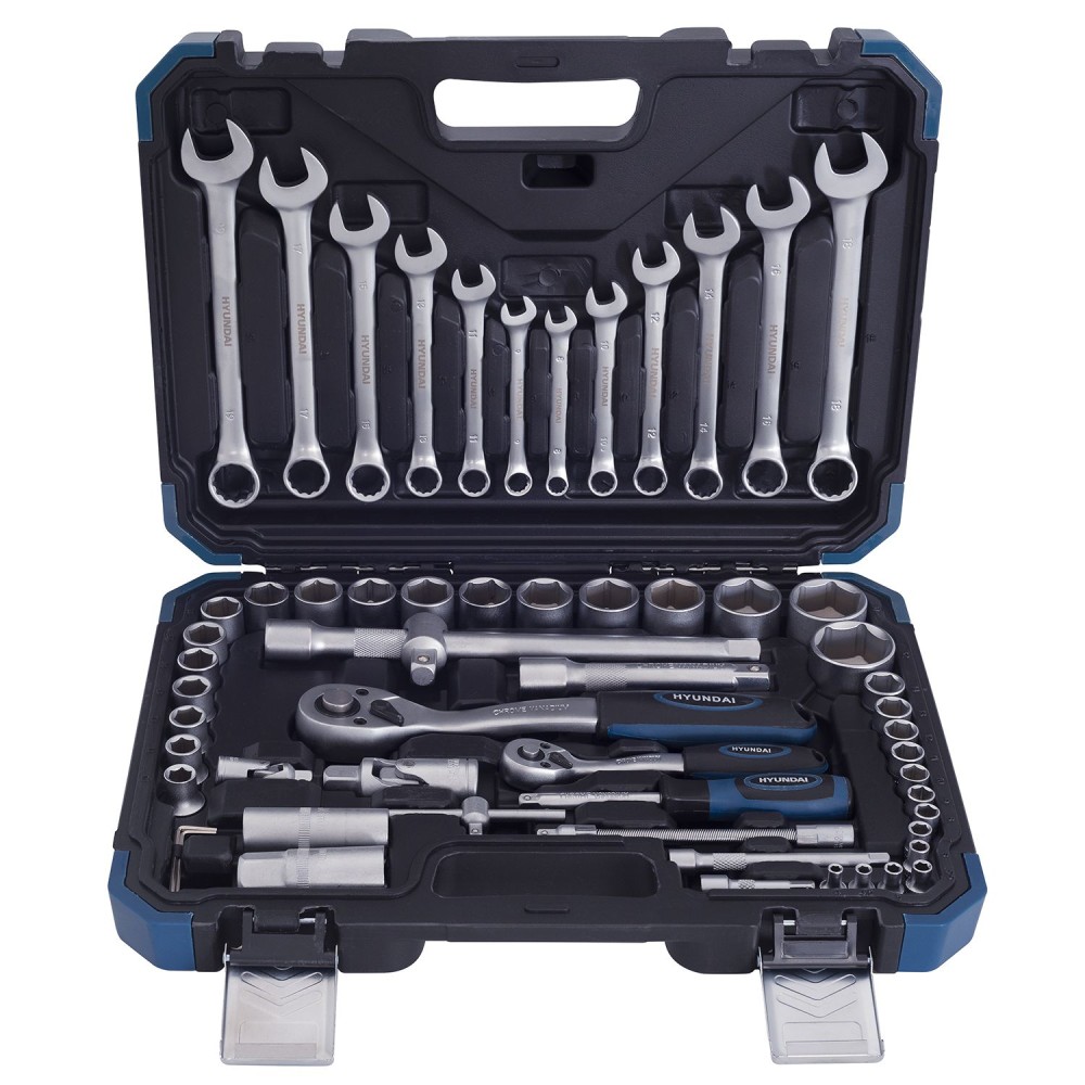 Set chei tubulare si combinate Hyundai HY-59656, 61 piese