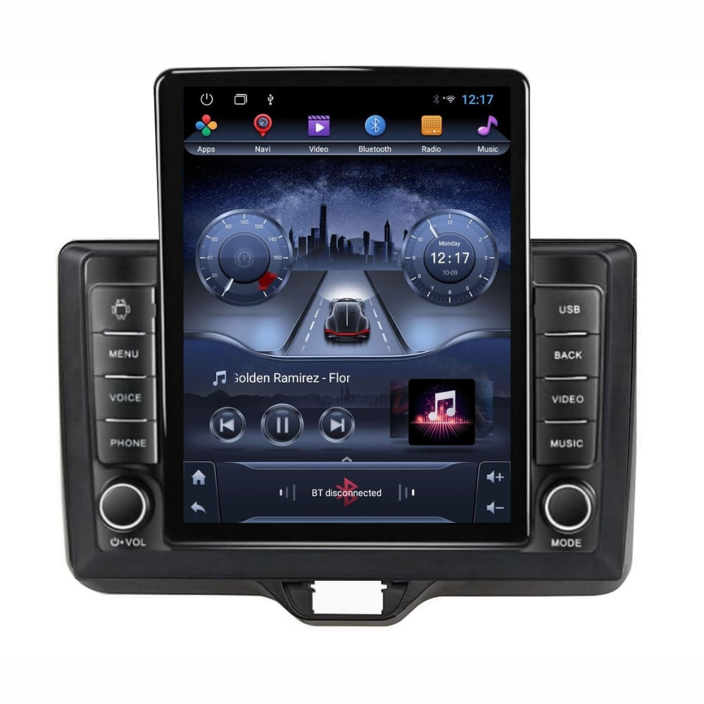 Navigatie dedicata cu Android Toyota Yaris P21 dupa 2020, 2GB RAM, Radio GPS Dual Zone, Touchscreen IPS 9.7" HD tip Tesla, Internet Wi-Fi, Bluetooth, MirrorLink, USB