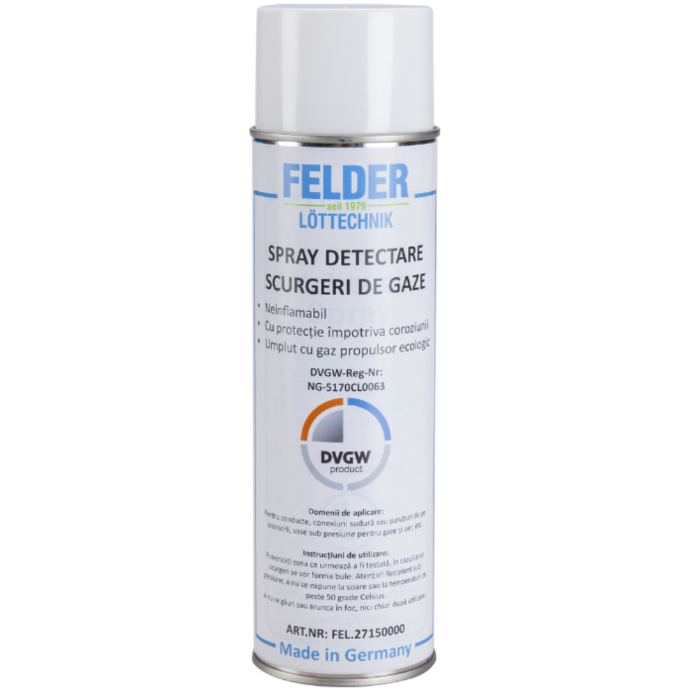Spray detectare scurgeri gaz Felder, 400 ml