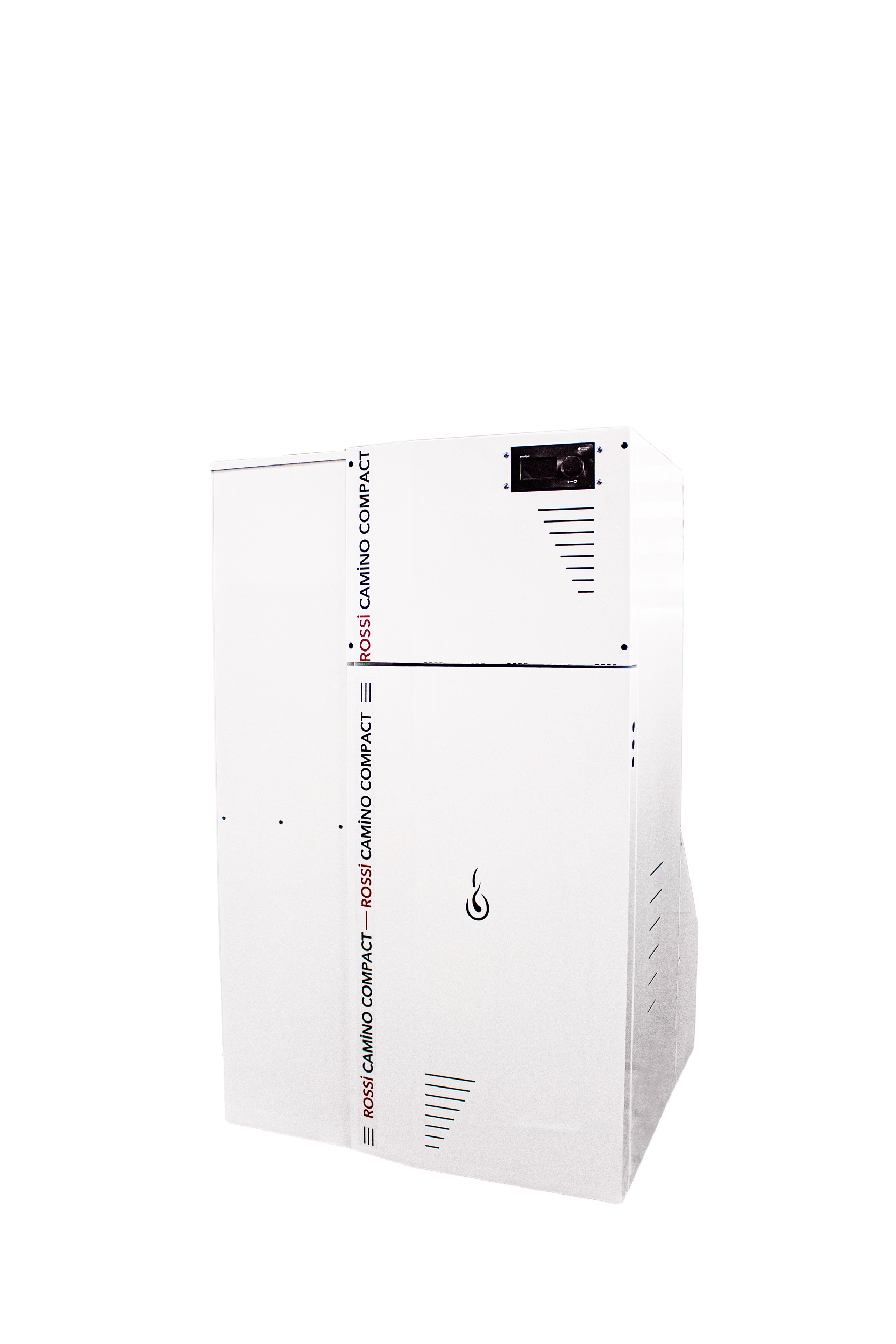 Pachet control de la distanta Centrala termica compacta pe peleti Fornello Rossi Camino Compact 35 kw pompa vas expansiune tiraj fortat cu rezervor 153 l arzator inox si termostat Wi-Fi Salus IT 800