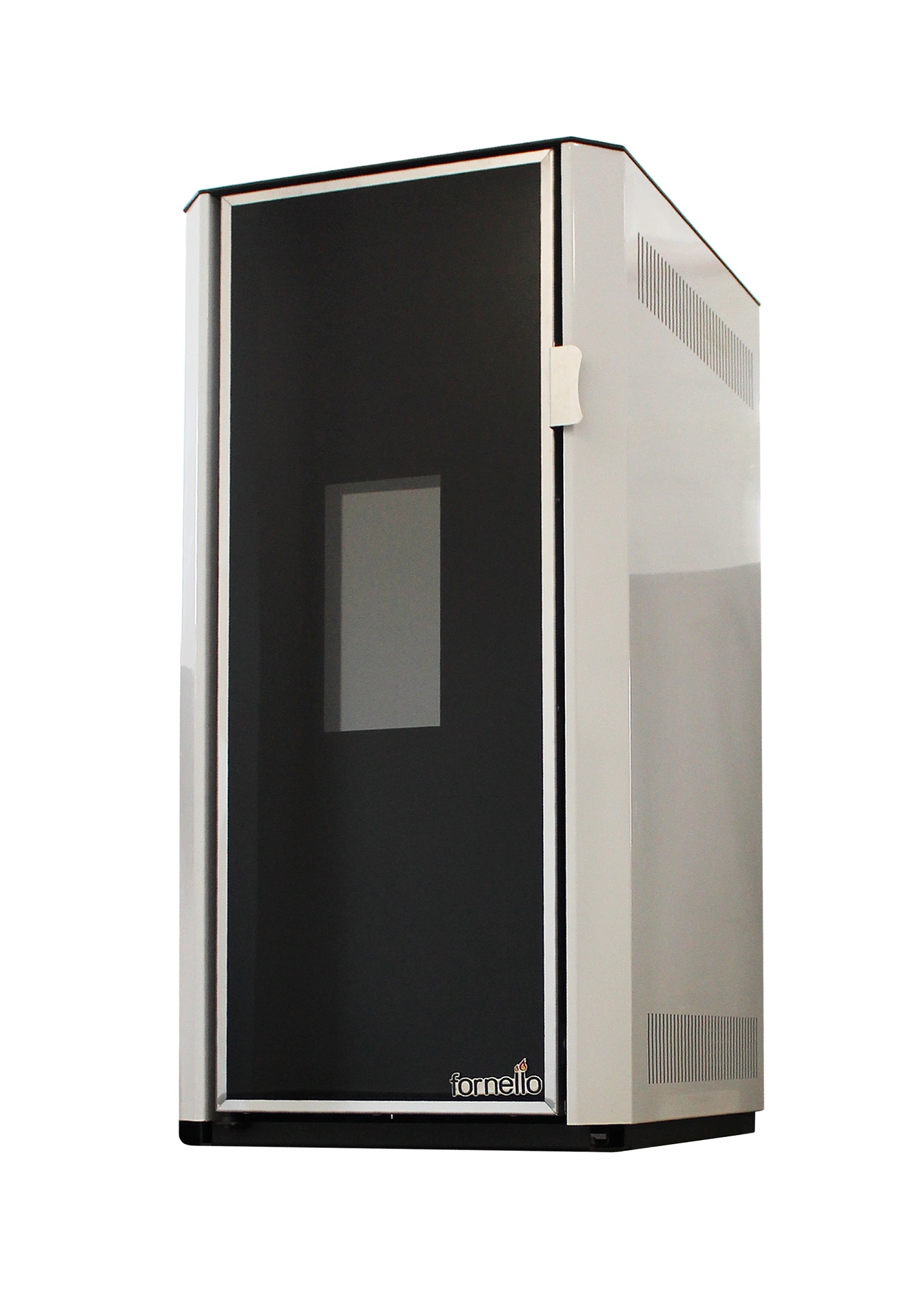 Pachet control de la distanta Termosemineu pe peleti Fornello Lidya 25 kW pompa Grundfos vas expansiune telecomanda arzator inox sistem curatare mecanica si termostat Wi-Fi Salus IT 800